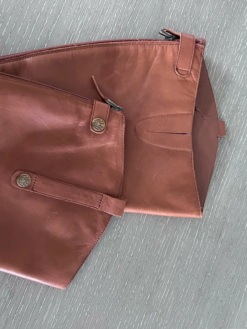 Sam Edelman Over-the-Knee Leather Riding Boots - Cognac